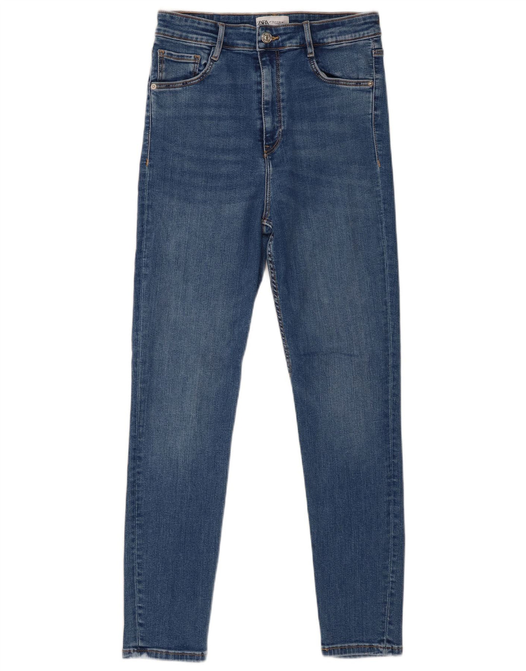 Zara Dame Skinny Jeans EU 40 Medium W30 L27 Blå