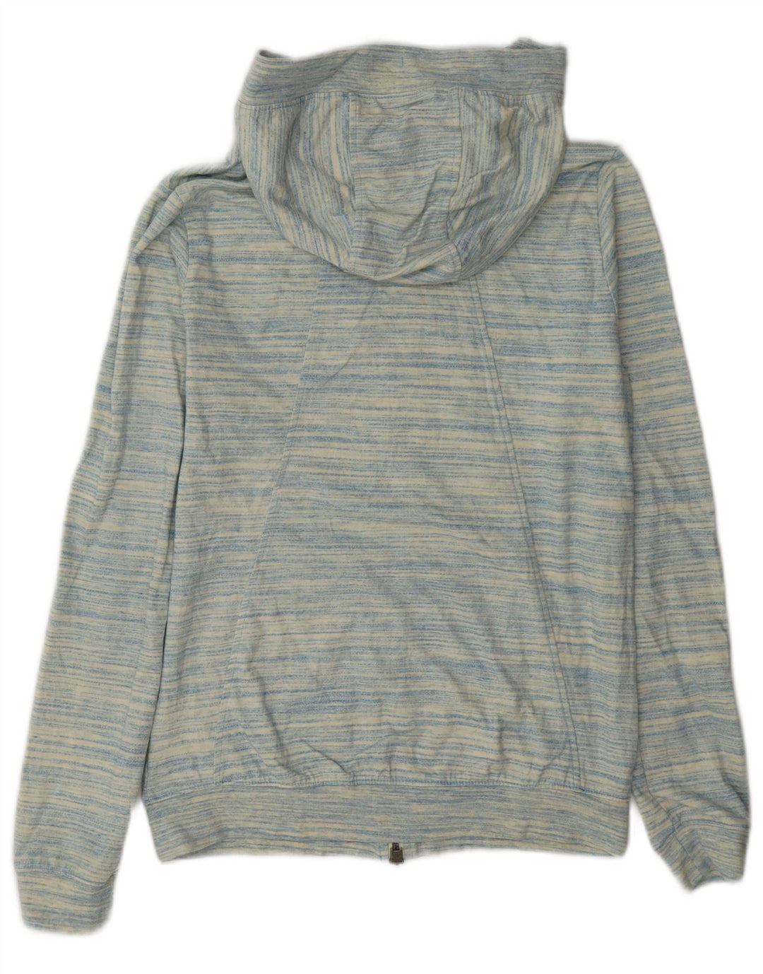 Nike hættetrøje med lynlås til kvinder UK 10 Small Blue Flecked Polyester