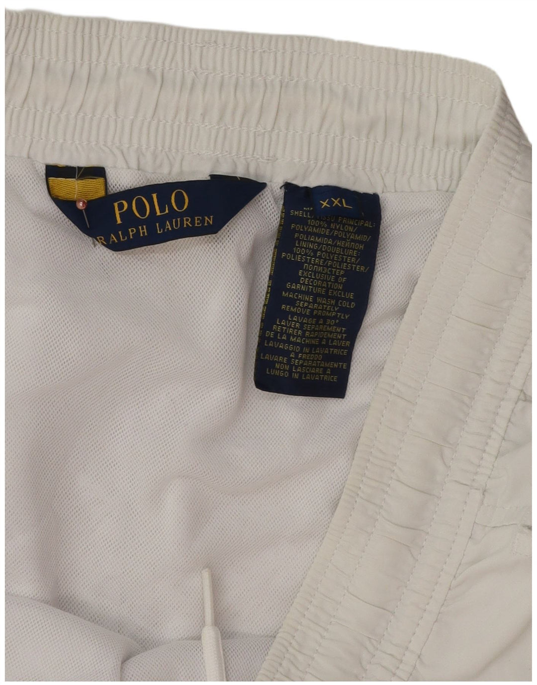 Polo Ralph Lauren Herre svømmeshorts 2XL Hvid Polyester