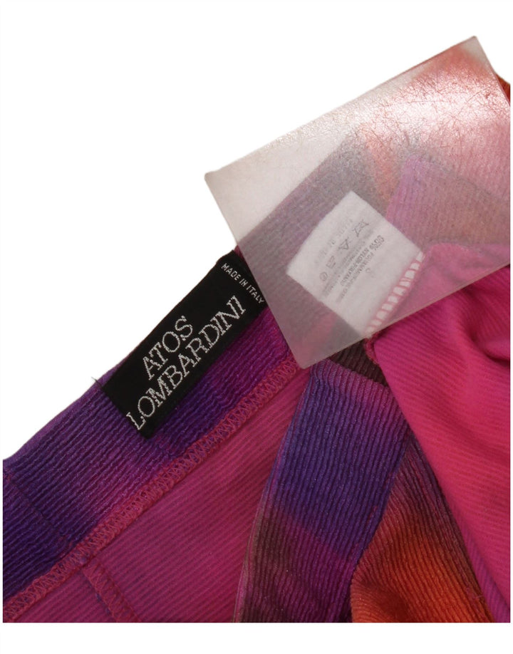 Atos Lombardini kvinders blyantnederdel Small W26 Multicolored Tie Dye