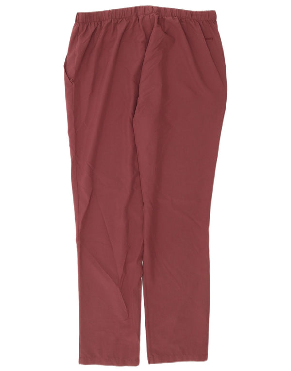 Rohan Dame Slim High Waist Bukser UK 12 Medium W32 L29 Burgundy