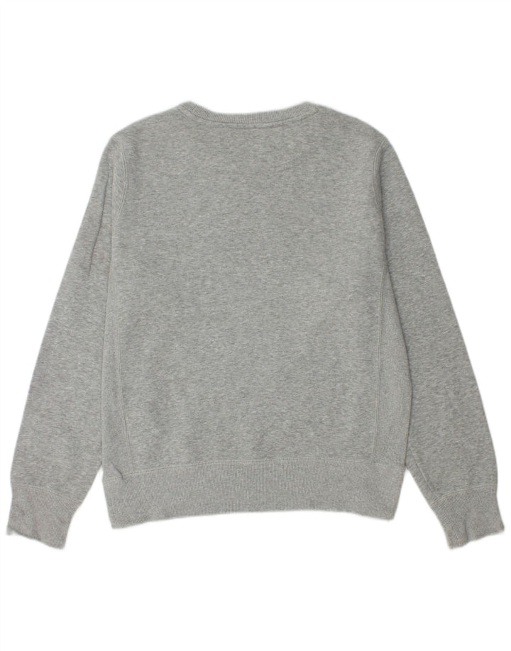 Nike Sweatshirt til mænd, lille grå flækket bomuld
