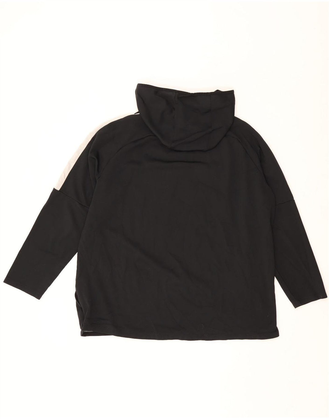 Nike Herre Dri Fit Hoodie Jumper 2XL Sort Colourblock Polyester