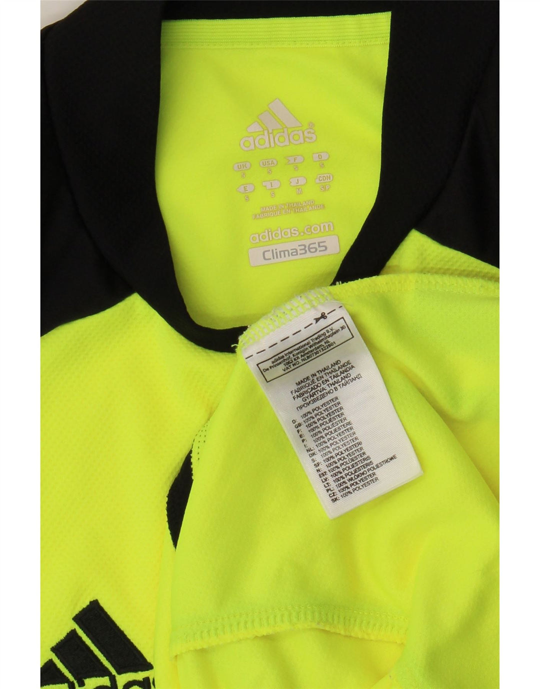 Adidas Herre Clima 365 T-Shirt Top Lille Grøn Colourblock Polyester