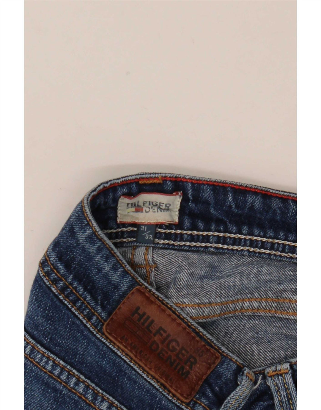 Tommy Hilfiger Dame Slim Jeans W31 L32 Blå Bomuld