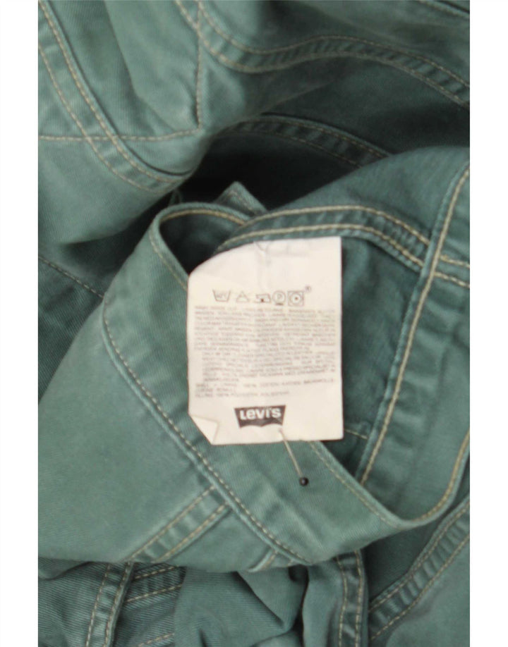 Levi's Herre denimjakke UK 42 XL Grøn Bomuld