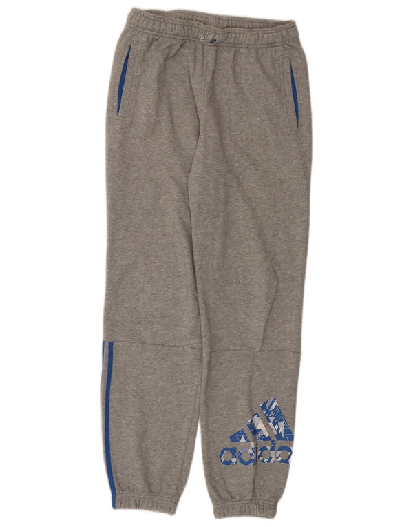 Adidas Drenge Grafisk træningsdragt Bukser Joggers 13-14 år Grå Flecked