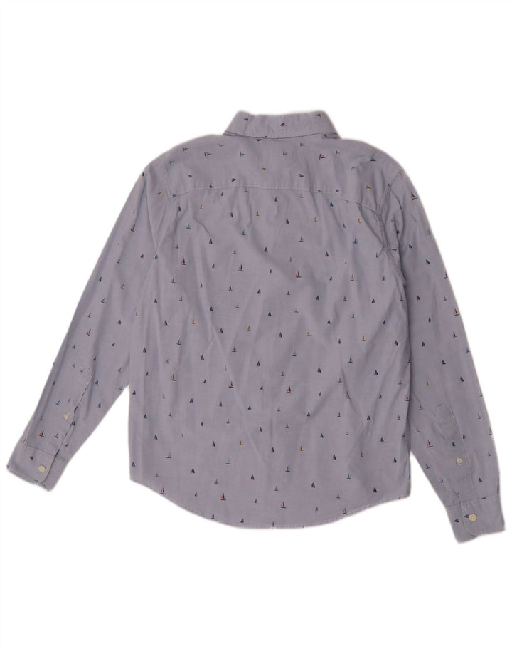 Abercrombie & Fitch Herre Muscle Shirt Medium Blue Spotted Bomuld