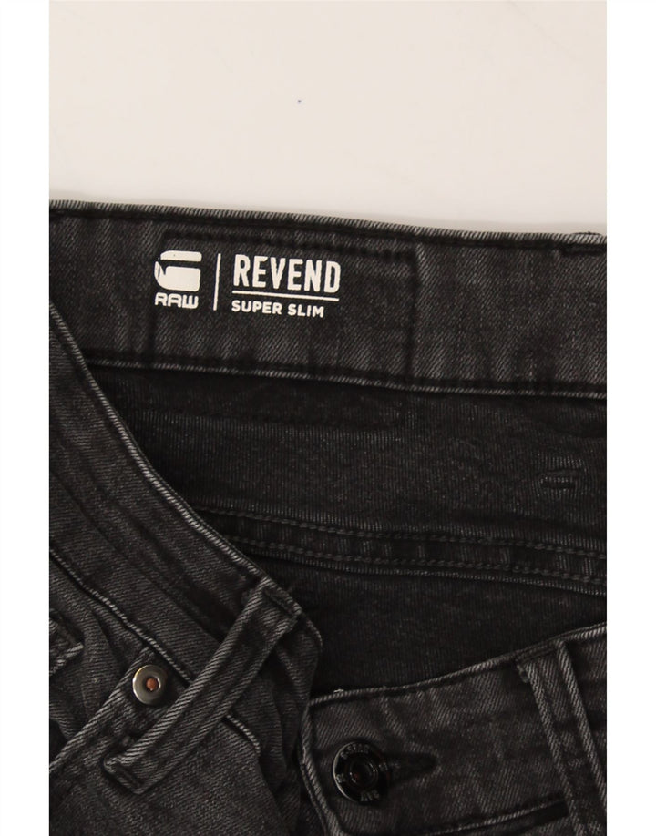 G-STAR Womens Revend Super Slim Jeans W31 L32 Black Vintage G-Star and Second-Hand G-Star from Messina Hembry 