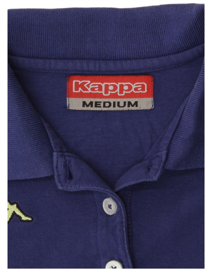 Kappa Dame ærmeløs polo shirt UK 12 Medium Navy Blue