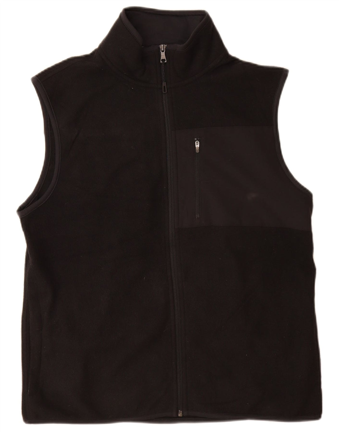 Marks & Spencer Herre Fleece Gilet UK 38 Medium Sort Polyester