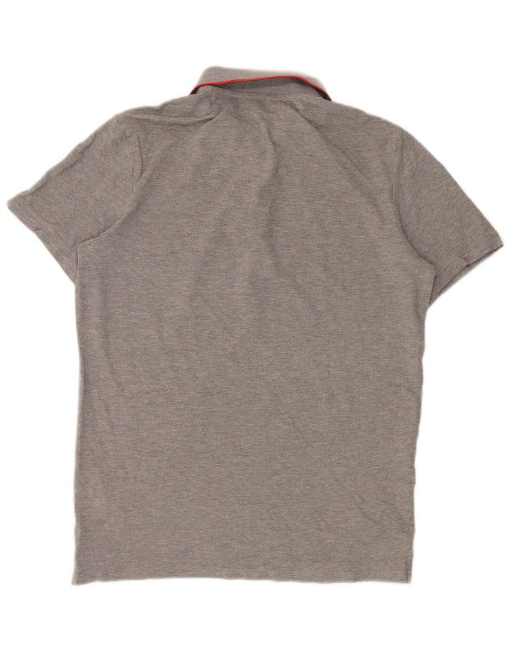 JACK & JONES Poloskjorte til mænd Stor grå bomuld