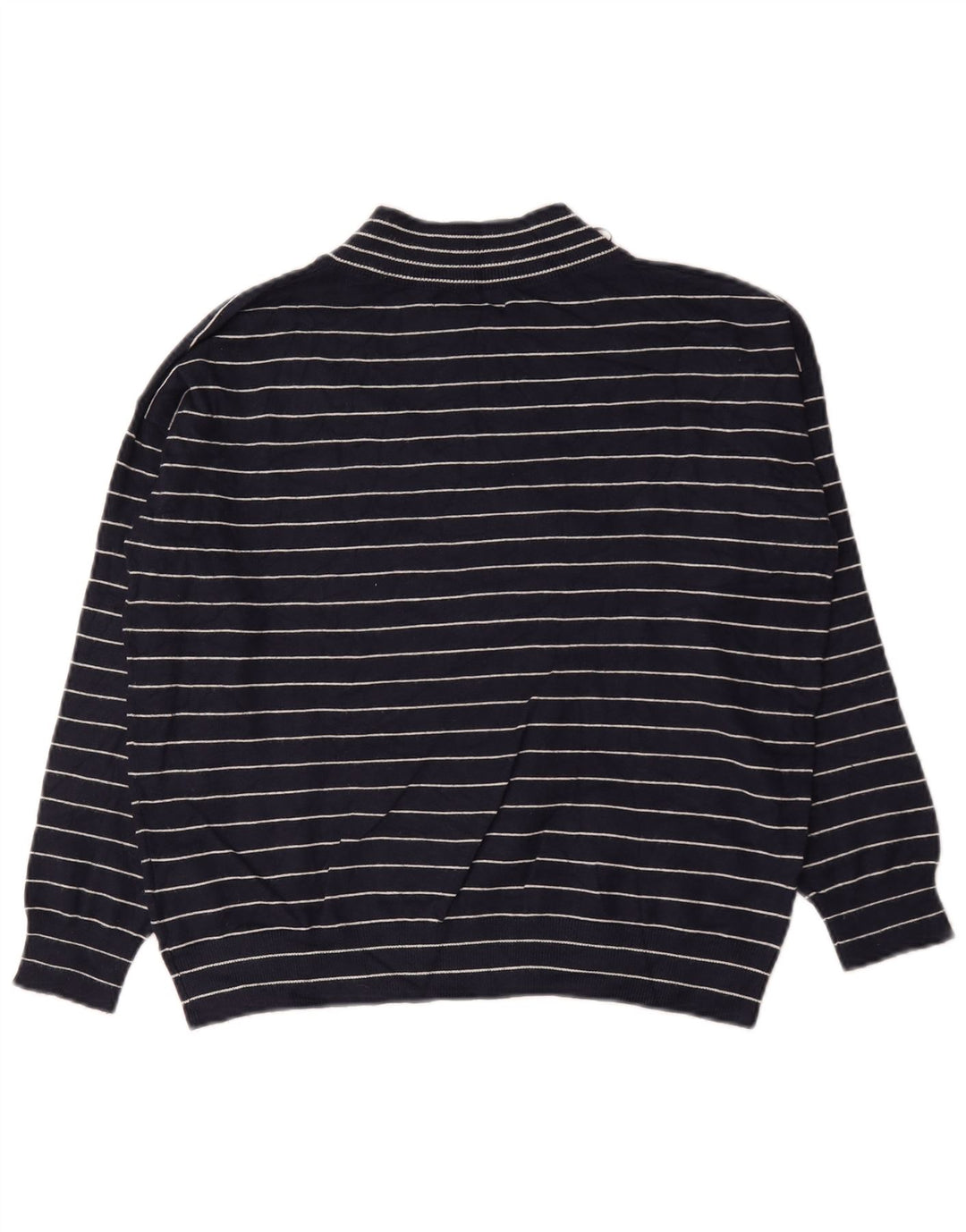 Marks & Spencer Dame V-hals sweater UK 10 Small Navy Blue
