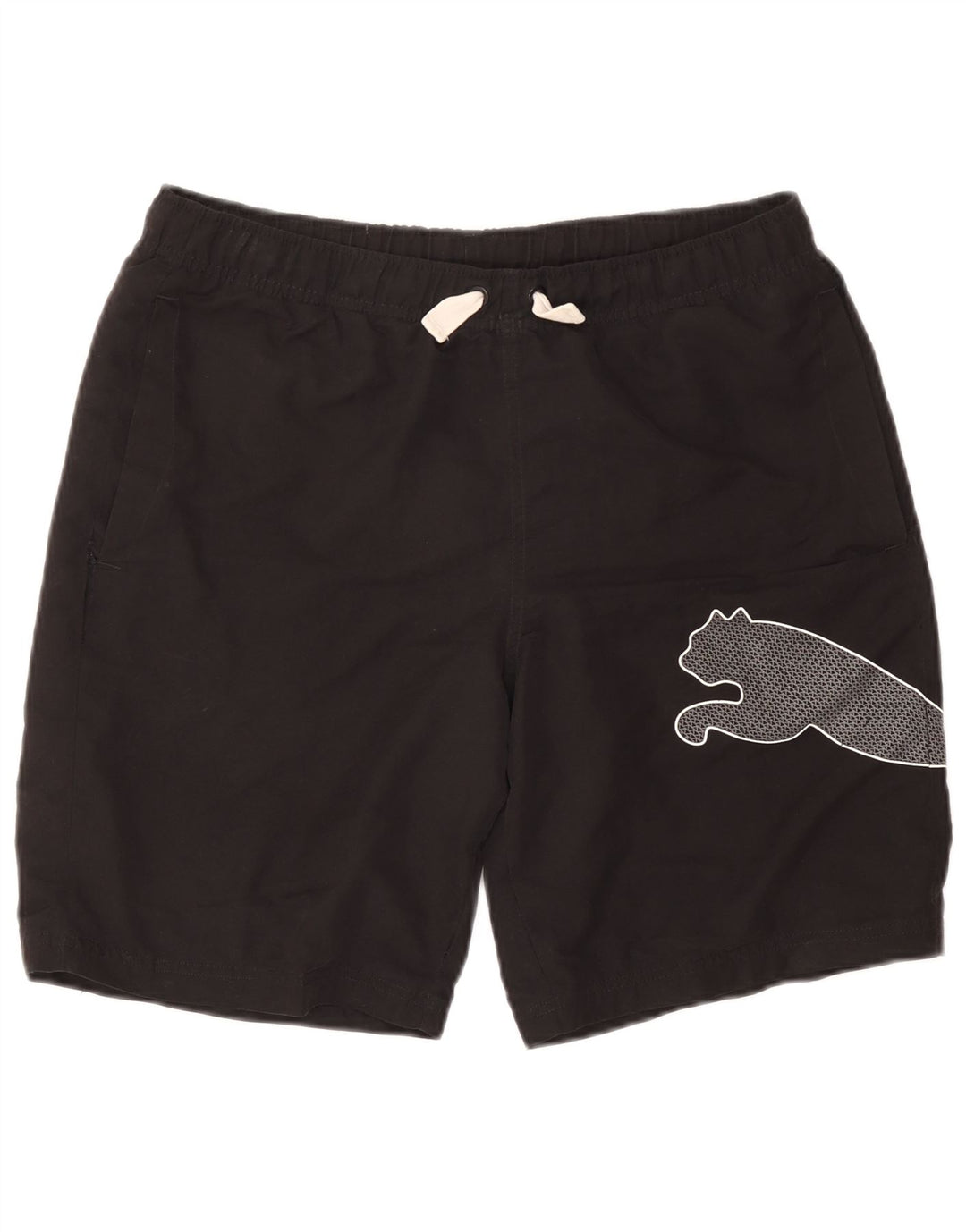 Puma Herre grafiske sportsshorts Medium Sort