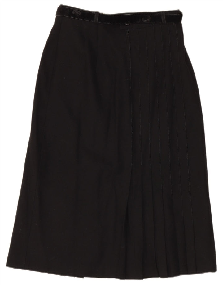 Vintage A-line nederdel til kvinder W28 Medium Sort