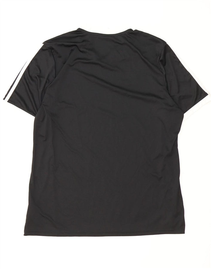 Adidas Herre Climalite T-Shirt Top XL Sort Polyester