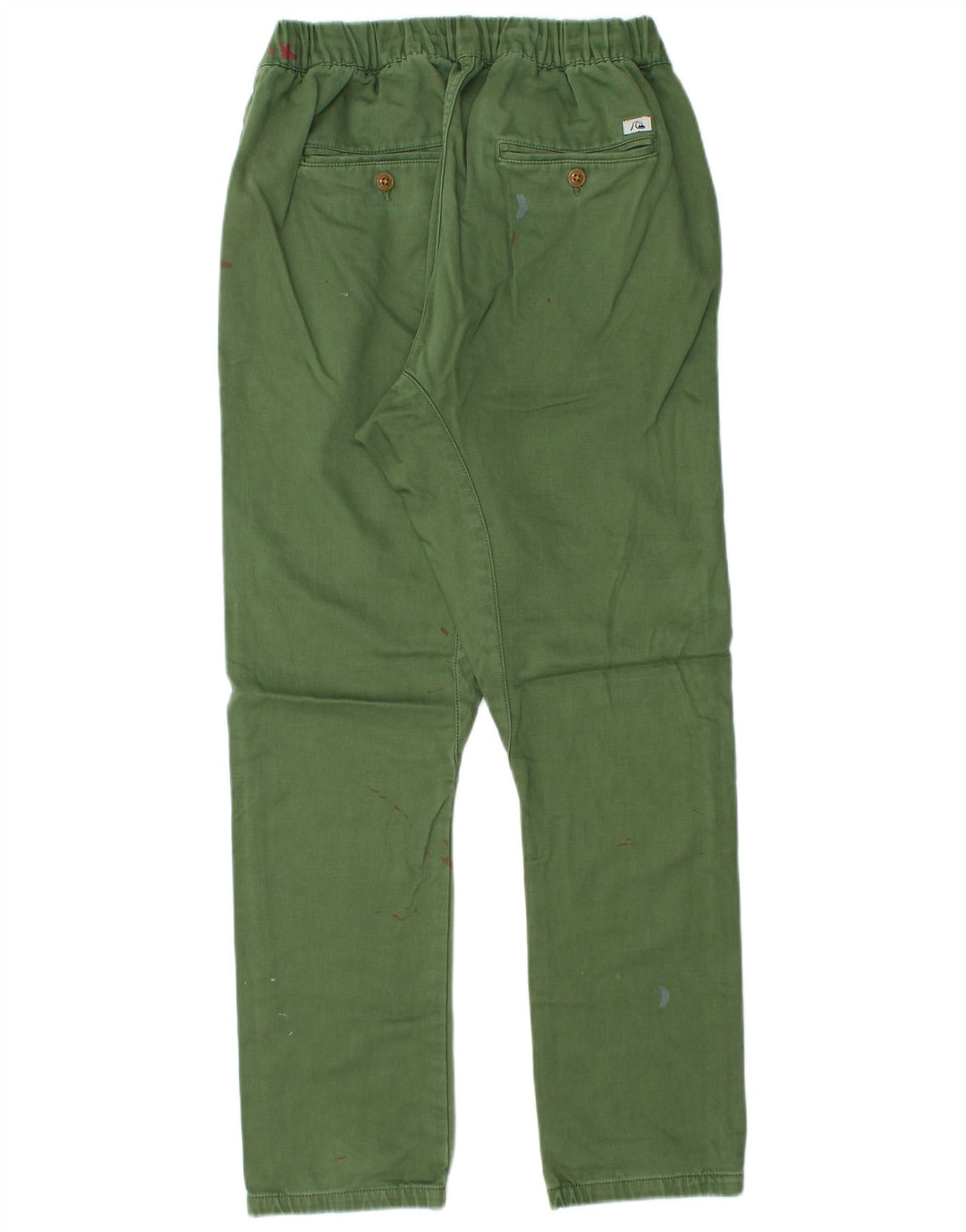 Quiksilver Lige Chinobukser til mænd Medium W30 L30 Grøn Polyester