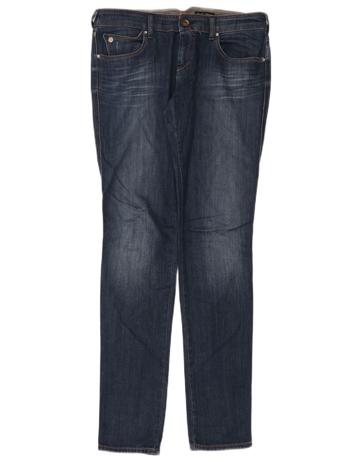Armani Skinny Jeans til kvinder W30 L34 Marineblå