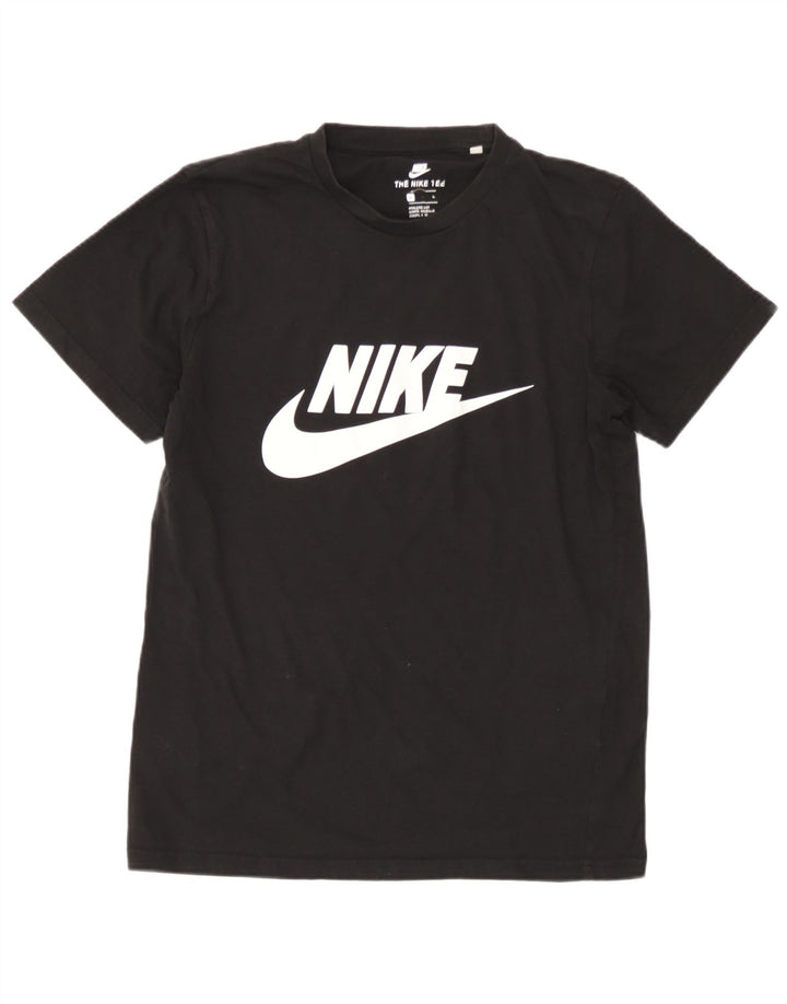 Nike Herre Athletic Cut Grafisk T-Shirt Top Medium Sort
