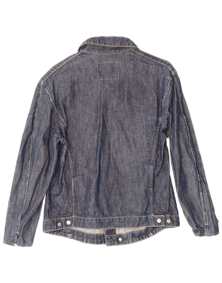 LEVI'S Dame denimjakke UK 14 Medium Navyblå Bomuld