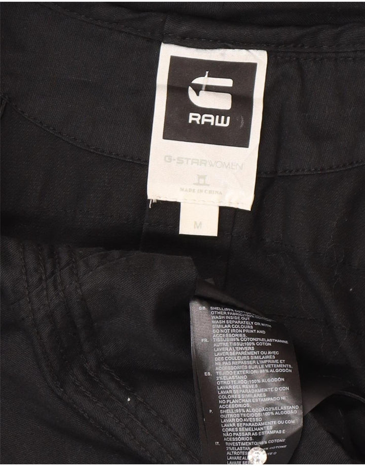 G-Star Dame Ærmeløs Basic Kjole UK 12 Medium Sort Bomuld