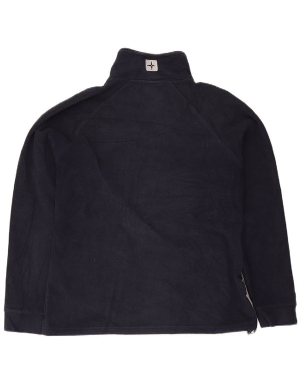 Mountain Warehouse Dame Fleecejakke UK 16 Large Navy Blue Polyester