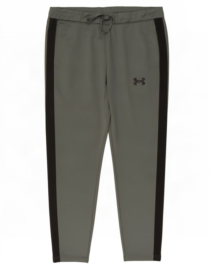 Under Armour Herre træningsdragt bukser XL Grøn Colourblock Polyester