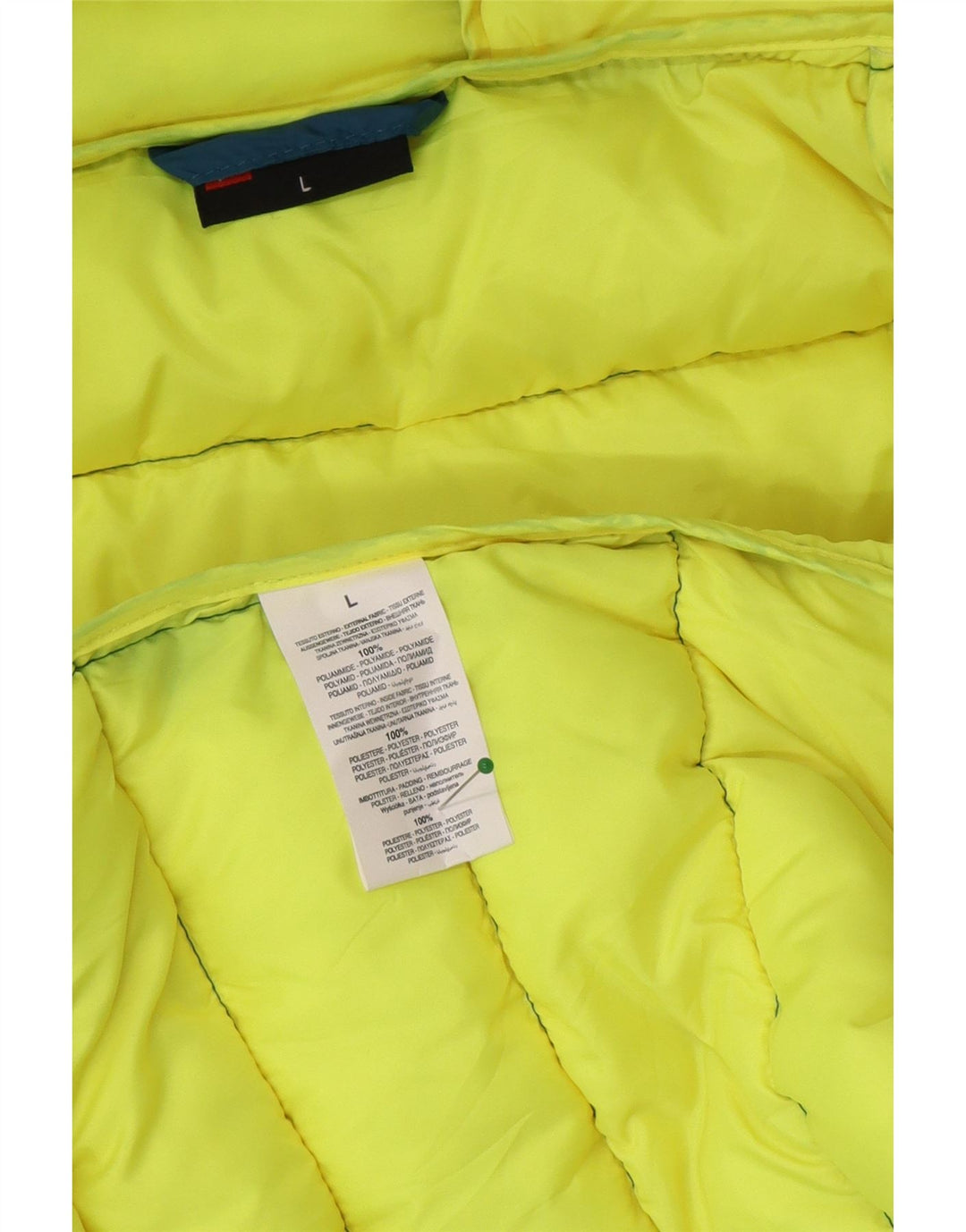 Lotto Herre hættepolstret jakke UK 40 Large Blue Polyester