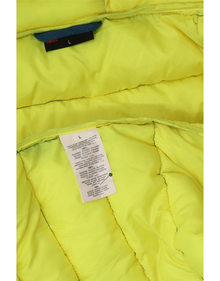 Lotto Herre hættepolstret jakke UK 40 Large Blue Polyester