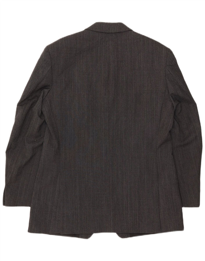 Marks & Spencer Herre lang 2-knaps blazerjakke UK 42 Stor grå polyester