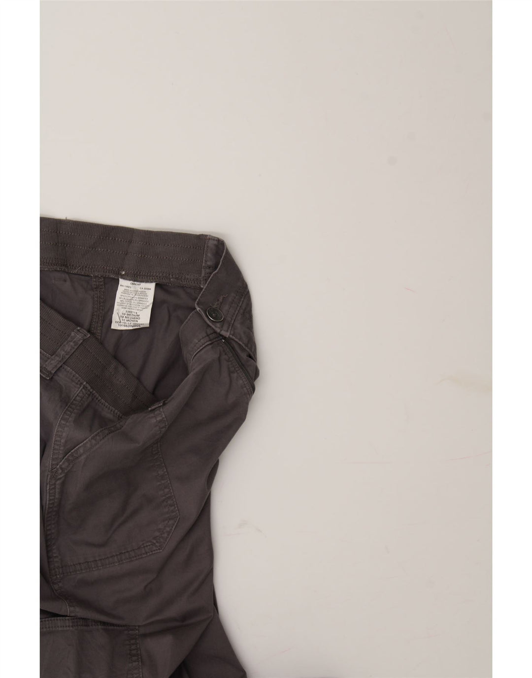 LEE Womens Straight Capri Trousers US 10 Large W32 L20  Grey Cotton Vintage Lee and Second-Hand Lee from Messina Hembry 