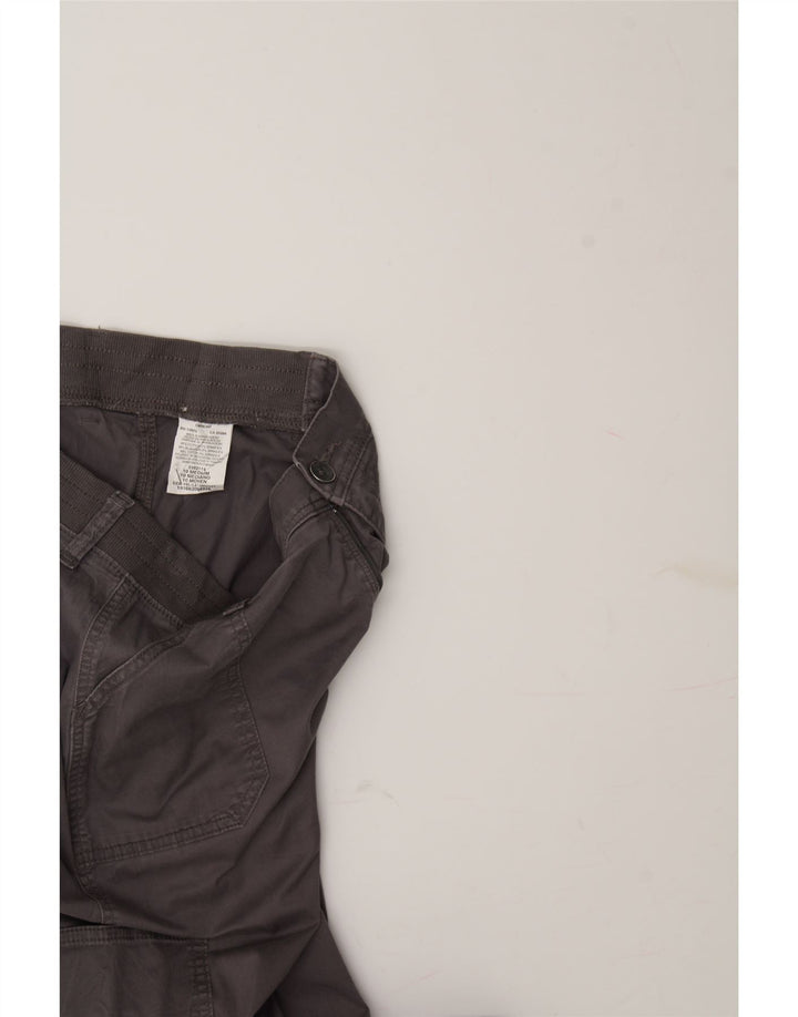 LEE Womens Straight Capri Trousers US 10 Large W32 L20  Grey Cotton Vintage Lee and Second-Hand Lee from Messina Hembry 
