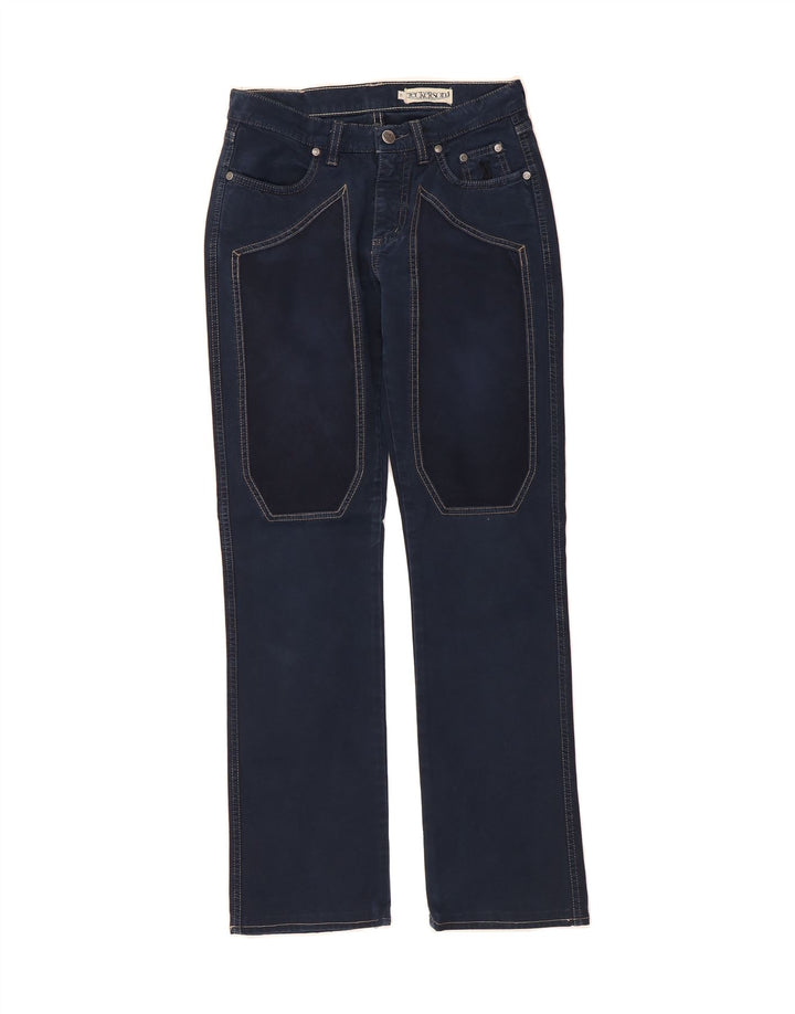 JECKERSON Womens Straight Jeans W26 L30 Navy Blue Cotton Vintage Jeckerson and Second-Hand Jeckerson from Messina Hembry 