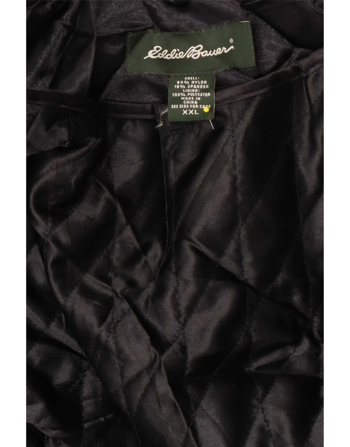 Eddie Bauer Dame Overfrakke UK 20 2XL Sort Nylon