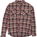 SCOTCH & SODA Herre flannelskjorte Stor bordeaux ternet