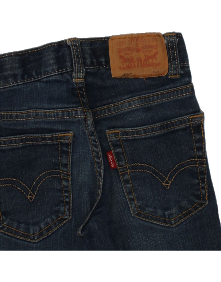 LEVI'S Boys Regular Straight Jeans 4-5 Years W20 L18 Blue Cotton Vintage Levi's and Second-Hand Levi's from Messina Hembry 