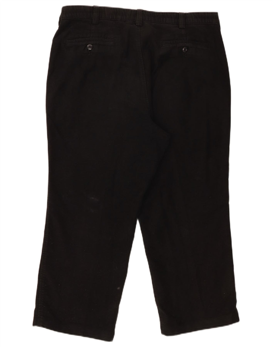 Marks & Spencer Herre Blue Harbor Capri Bukser W36 L23 Sort Bomuld