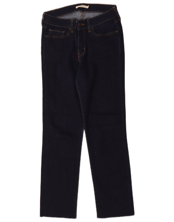 Levi's Dame 712 Slim Jeans W29 L26 Marineblå Bomuld