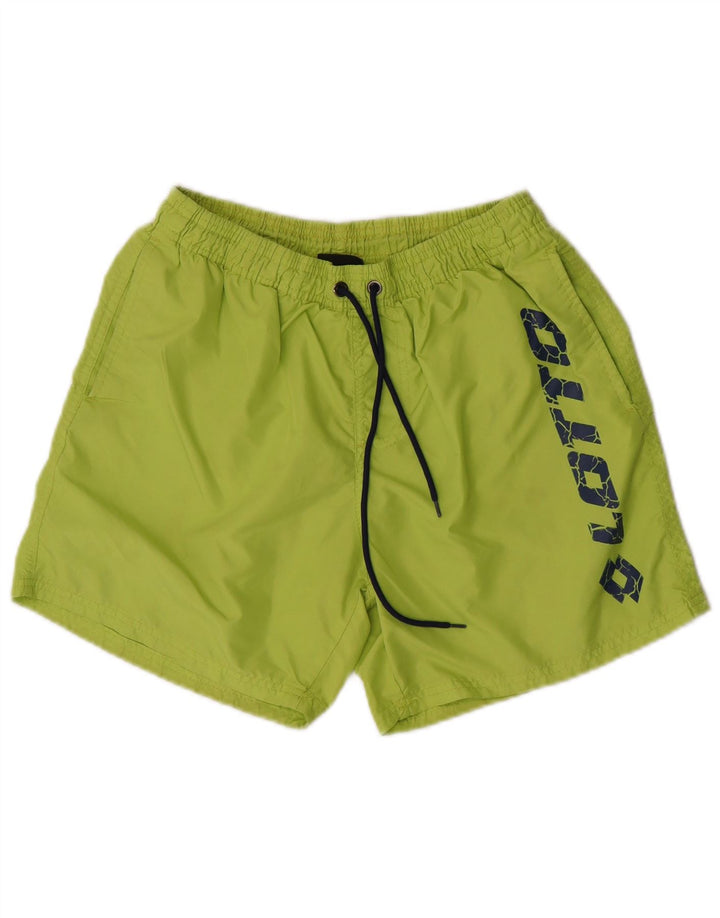 Lotto Drenge Grafiske Badeshorts 13-14 År Stor Grøn Polyester