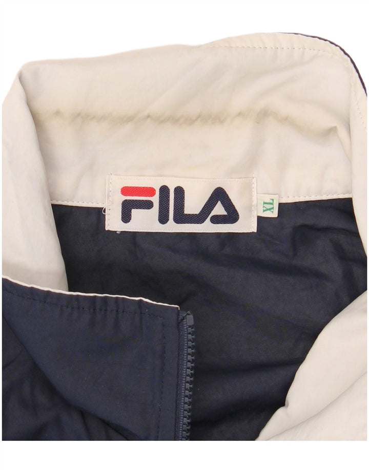 Fila Træningsdragt til mænd Topjakke XL Marineblå Colourblock