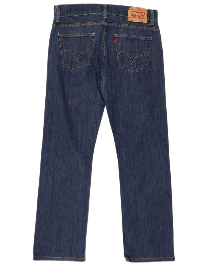 Levi's Herre 506 Straight Jeans W34 L34 Blå Bomuld