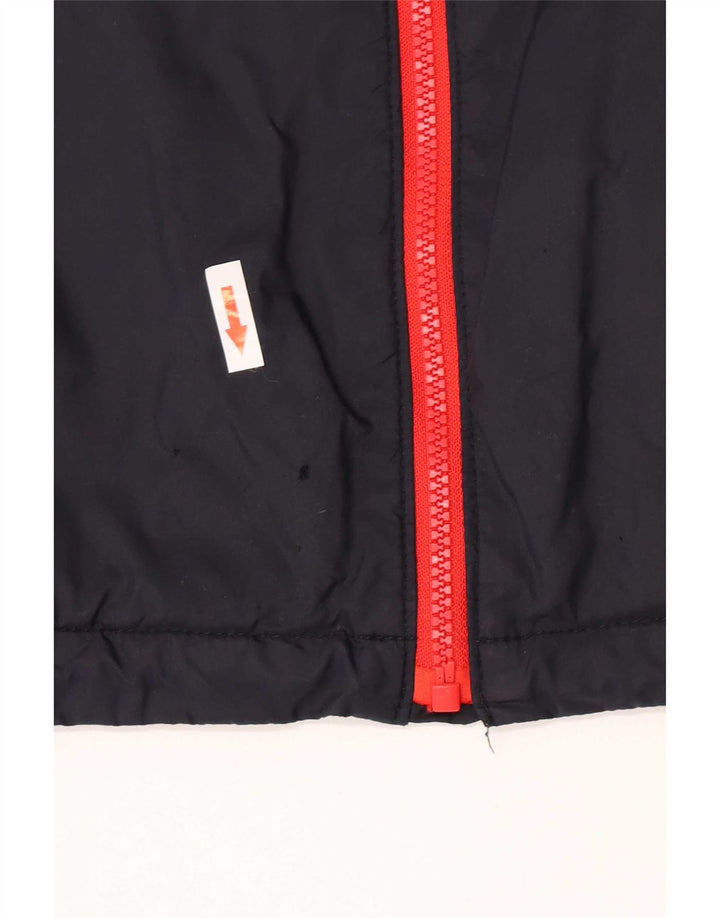 Hollister Regnjakke til mænd UK 38 Medium Navy Blue Nylon