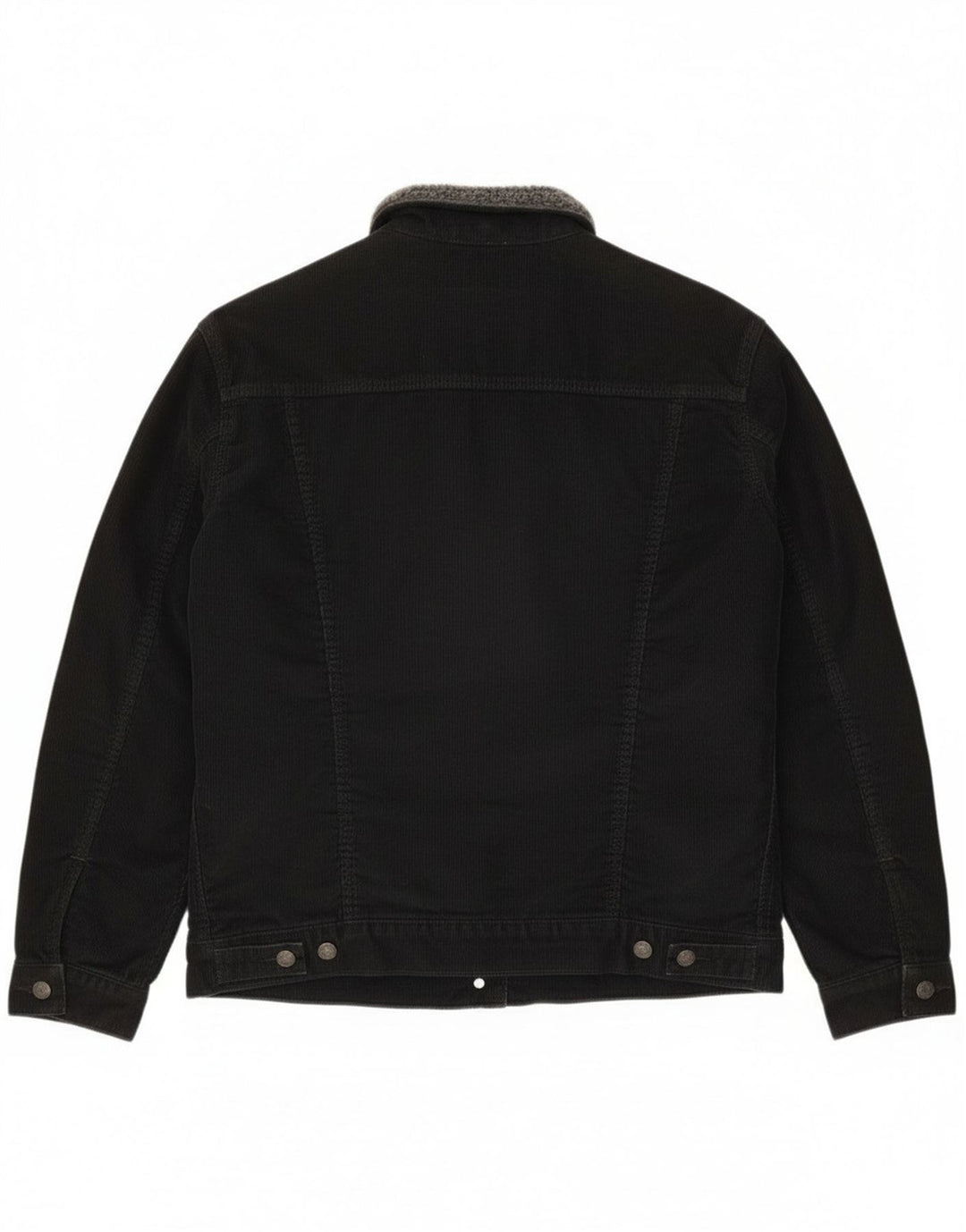 Levi's Herre Sherpa Corduroy-jakke UK 40 Stor sort bomuld