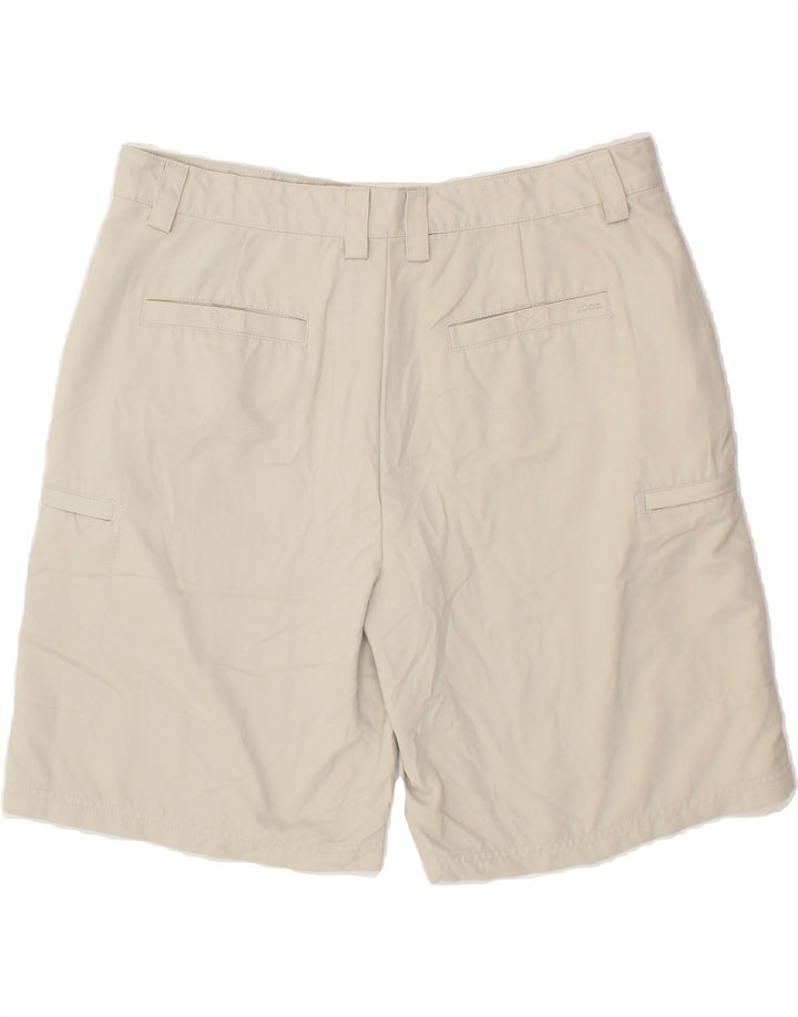 IZOD Mens Cargo Shorts W36 Large Off White Polyester Vintage Izod and Second-Hand Izod from Messina Hembry 