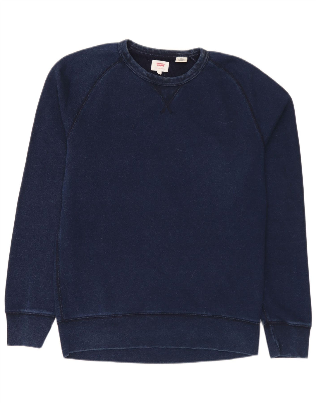 Levi's Sweatshirt til mænd, lille marineblå bomuld