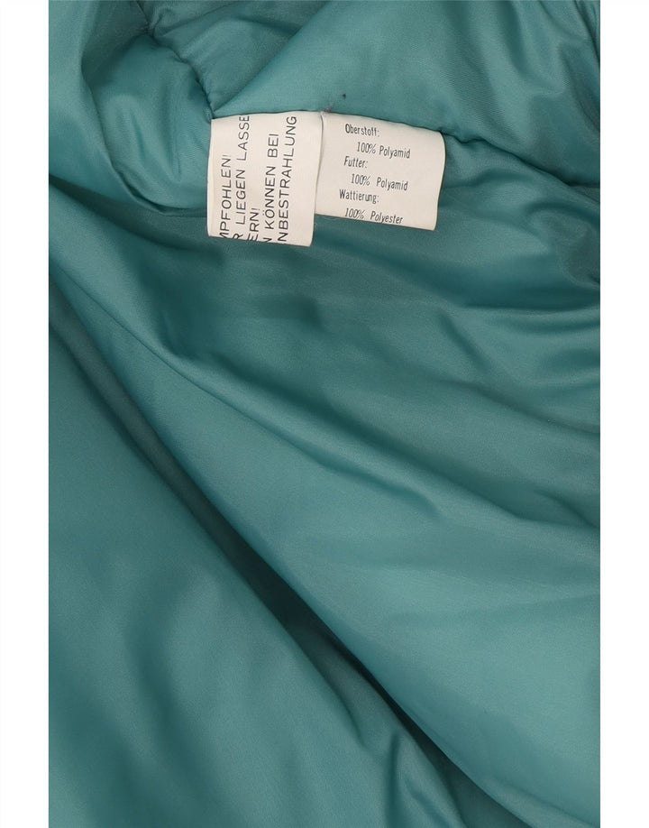 Vintage Herre grafisk skijakke IT 54 2XL Blå Colourblock Polyamid