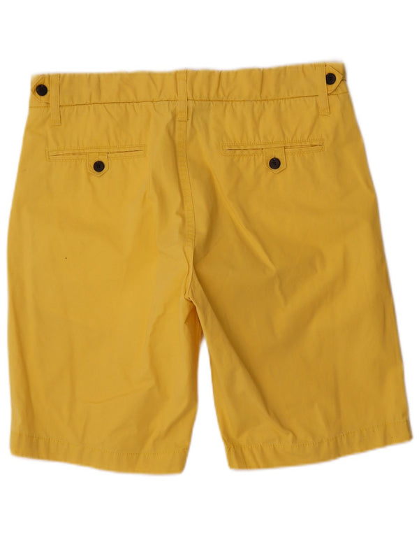 Vintage Chino Shorts til mænd store W34 gul bomuld