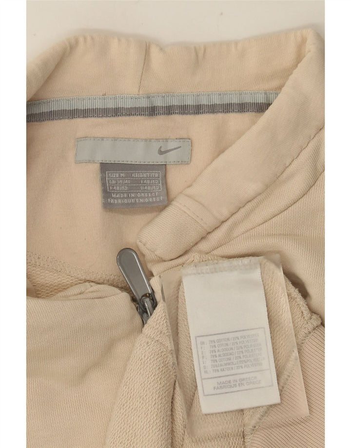 NIKE Træningsdragt topjakke til mænd UK 39/41 Medium Beige Bomuld