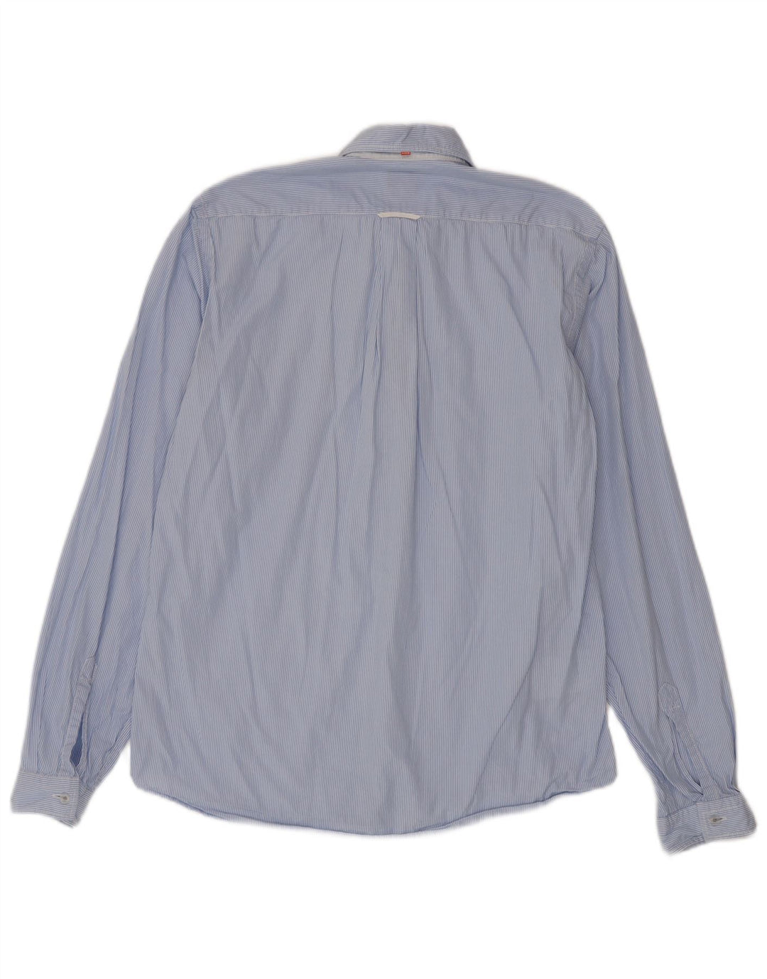 Hugo Boss Herreskjorte Medium Blue Pinstripe Bomuld
