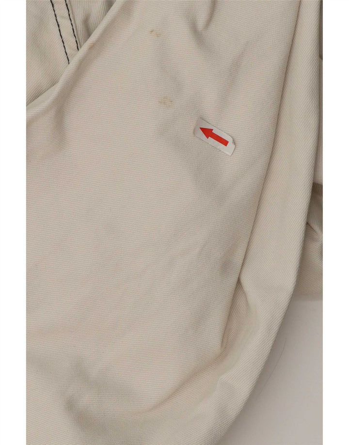Vintage Straight Cargo bukser til mænd Små W29 L28 hvid bomuld
